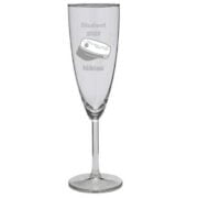 Studentergave det personlige champagneglas