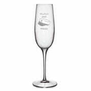 Champagneglas som studentergave
