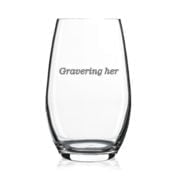 graveret ølglas