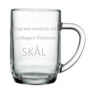 ølkrus med citat