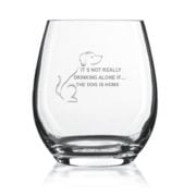 Whiskyglas hund gave