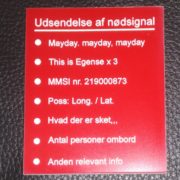 skilt i graverings laminat