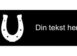 skilt hestesko