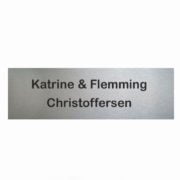 Postkasse skilt