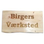 Værksteds-skilt