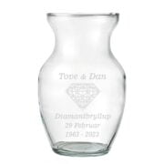 Vase diamantbryllup